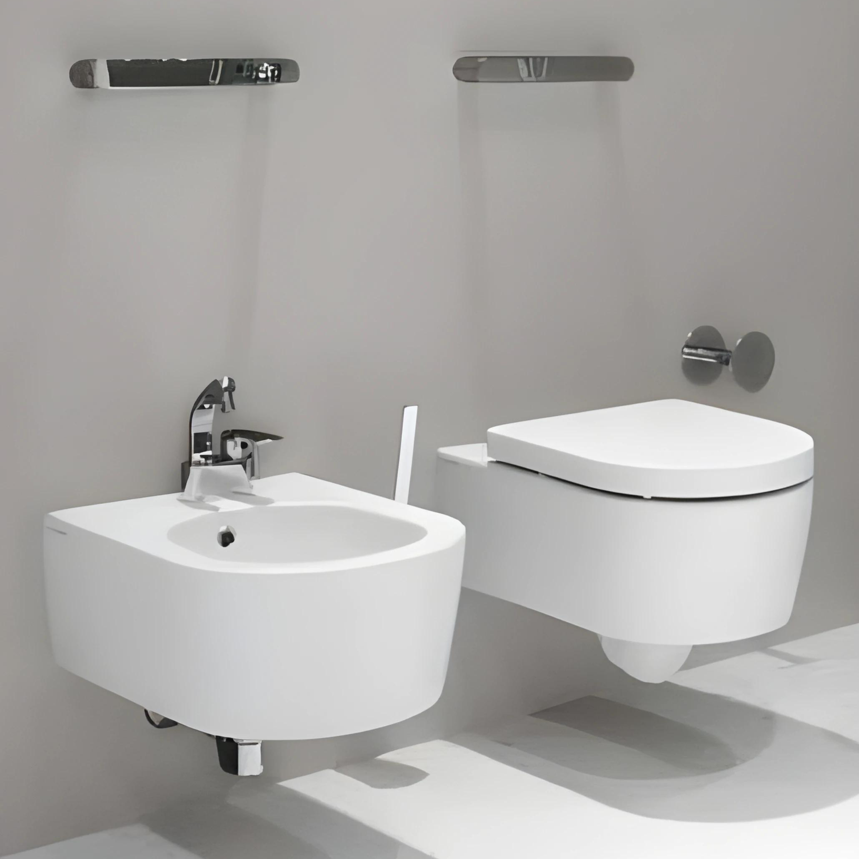 FLAMINIA LINK hang  wc mat wit LATTE