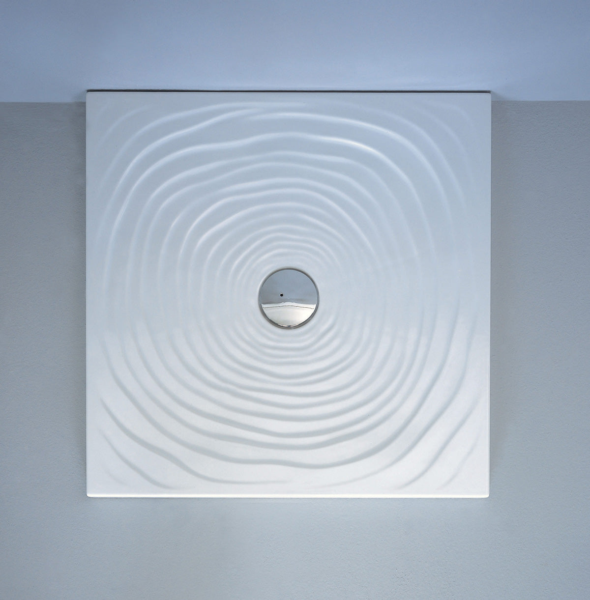 FLAMINIA WATER DROP PORSELEIN 80X80CM ZWART GLANZEND